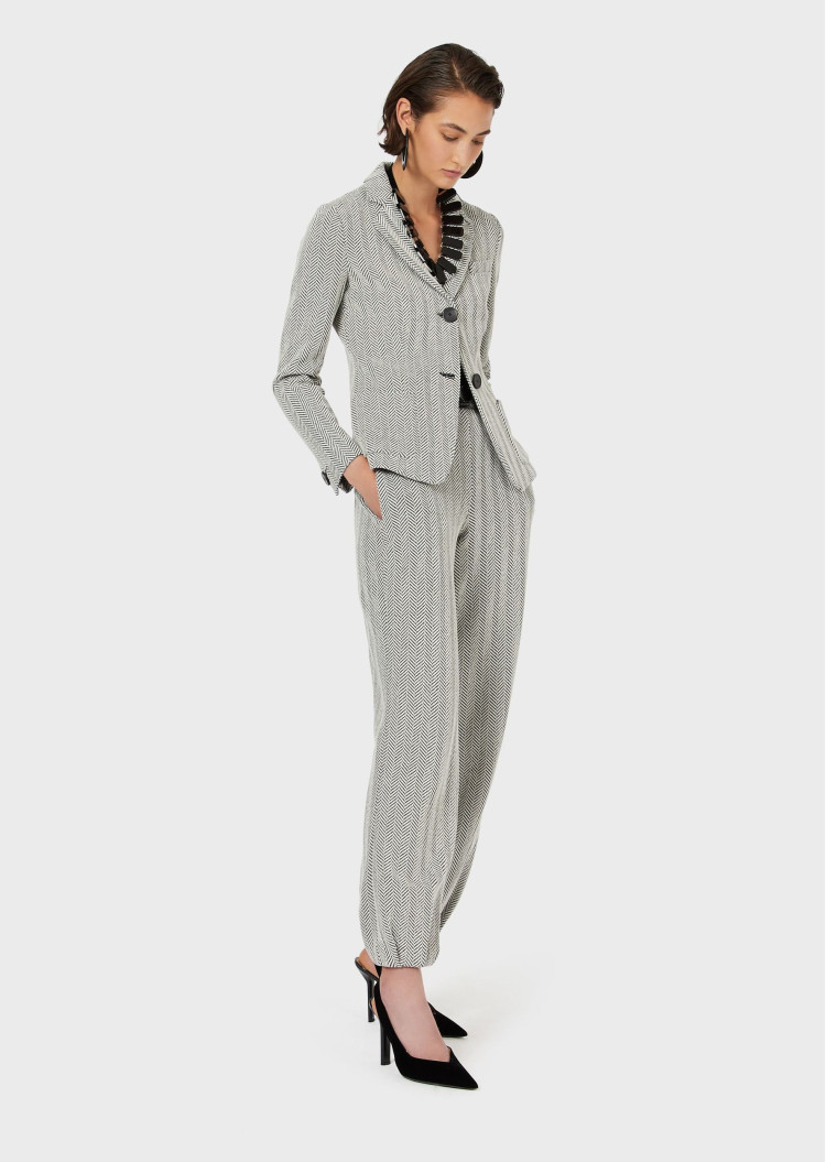 Брюки fashion Relaxed Fit Середня для жінок (465553), колір Сірий - №2