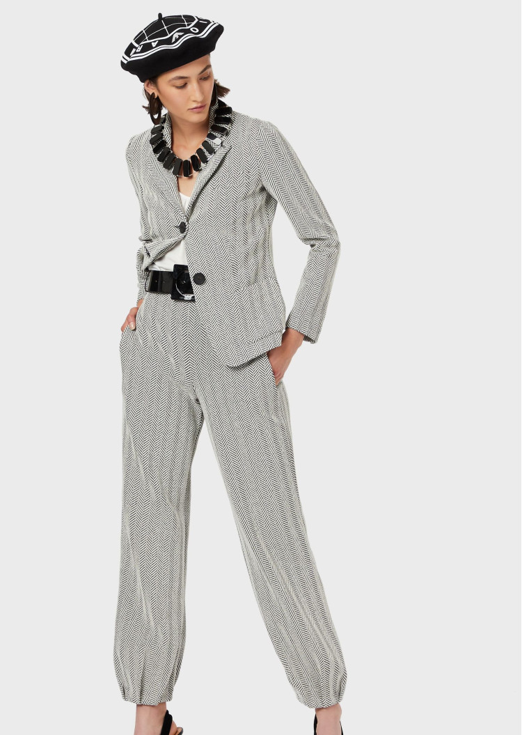 Брюки fashion Relaxed Fit Середня для жінок (465553), колір Сірий - №5