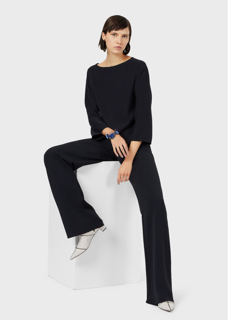 Блуза з рукавом 3/4 Regular Fit — фото 3