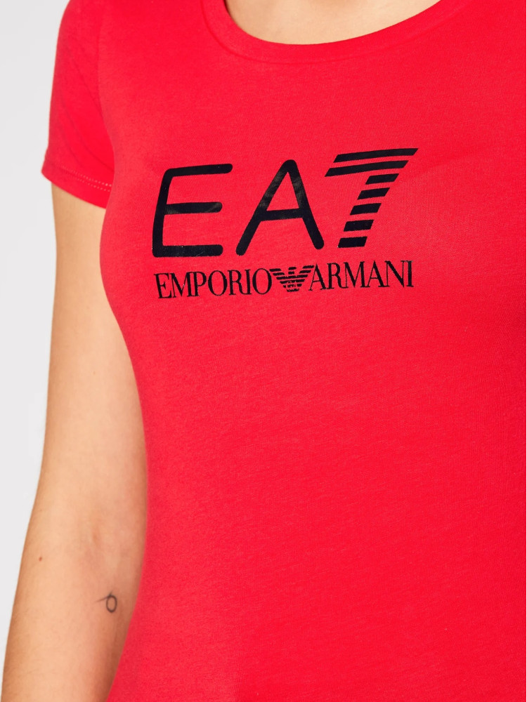 Футболка Extra-slim fit для жінок (465657), колір Червоний - №4