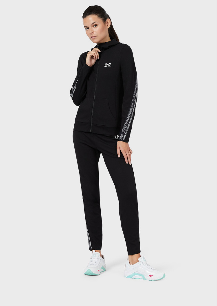 Спортивний костюм Slim fit для жінок (465664), колір Чорний - №2