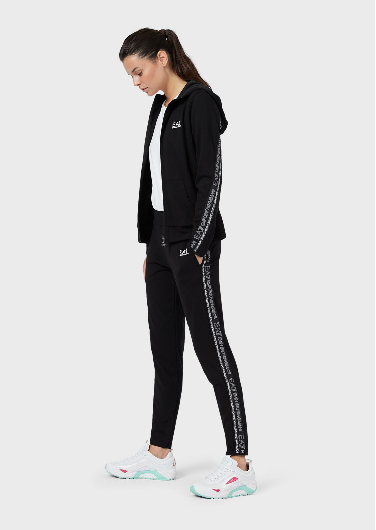 Спортивний костюм Slim fit для жінок (465664), колір Чорний - №3
