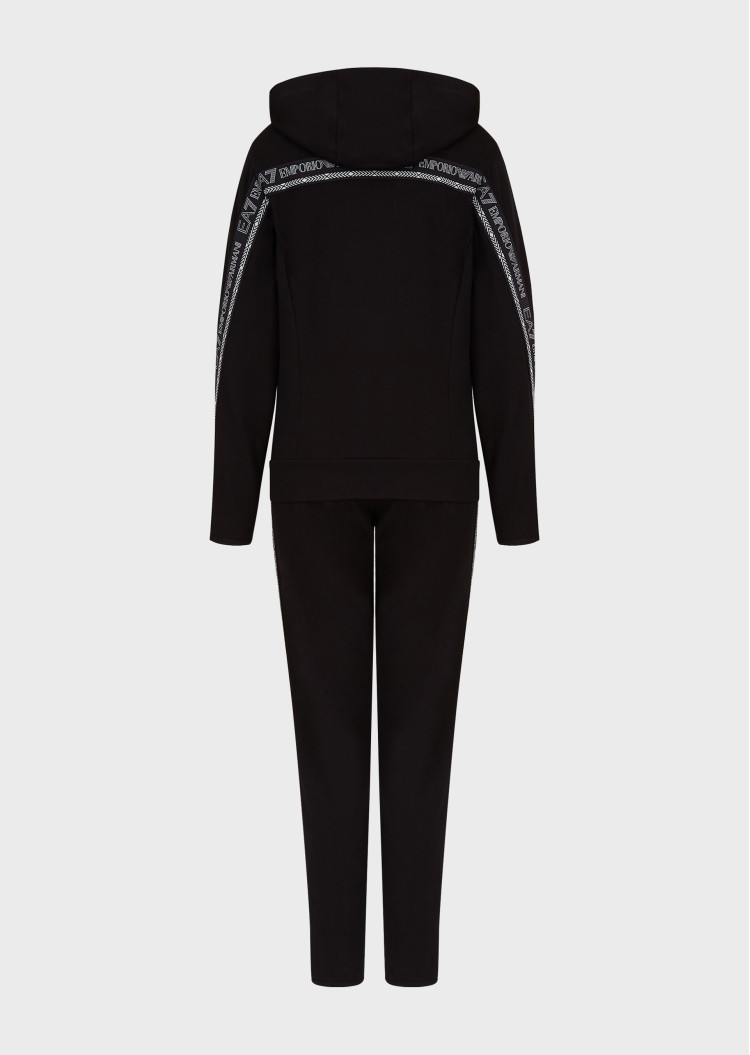 Спортивний костюм Slim fit для жінок (465664), колір Чорний - №4