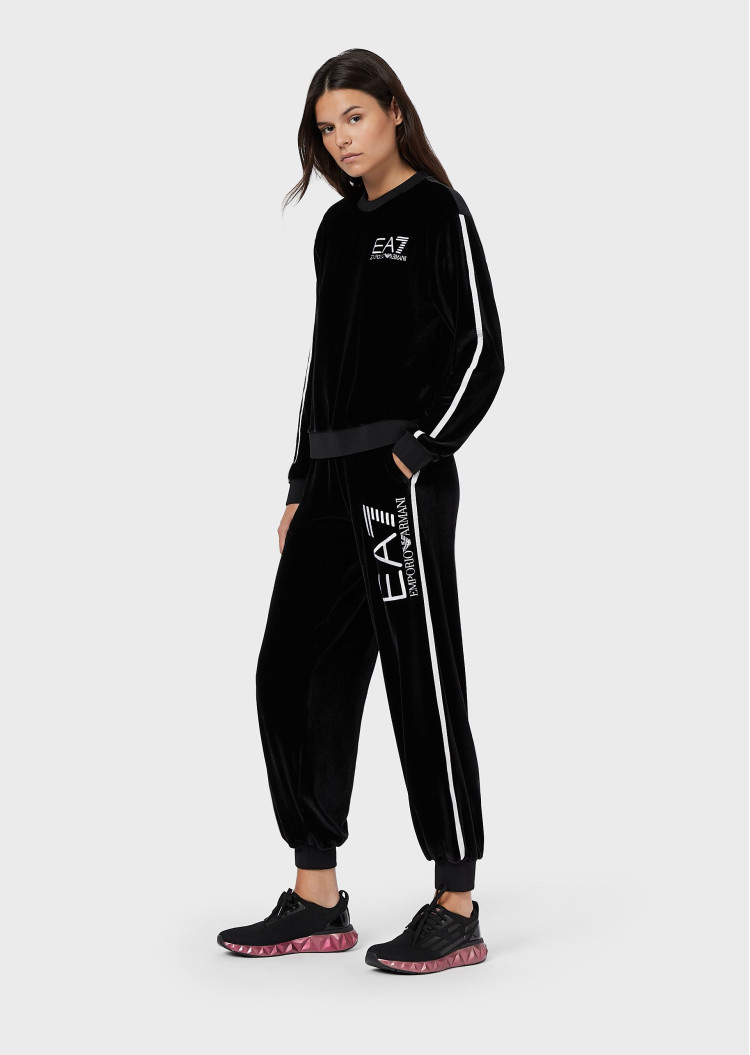 Спортивний костюм Regular fit для жінок (465666), колір Чорний - №2