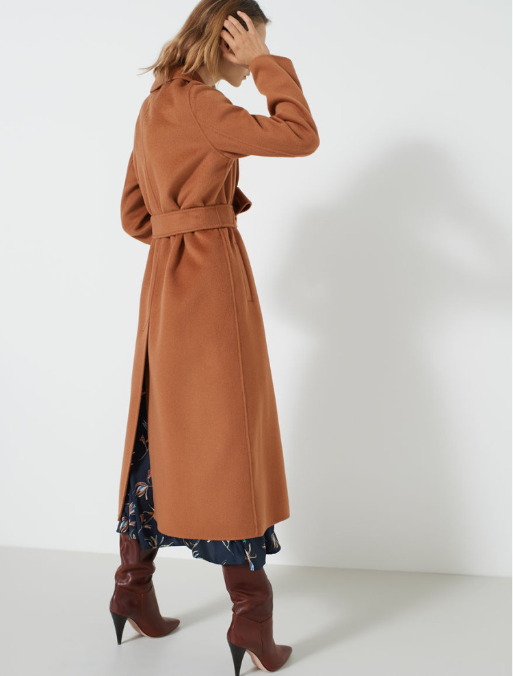 Пальто Regular fit для женщин (466372), цвет Коричневый - №3