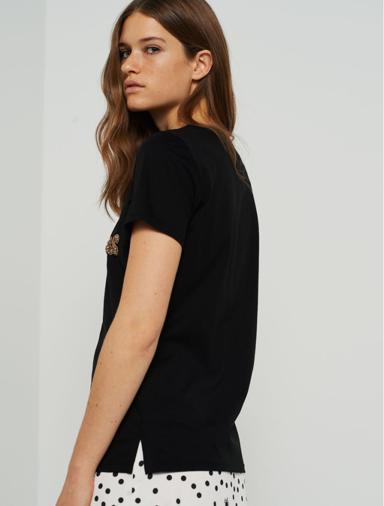 Футболка Regular fit для женщин (466376), цвет Черный - №4