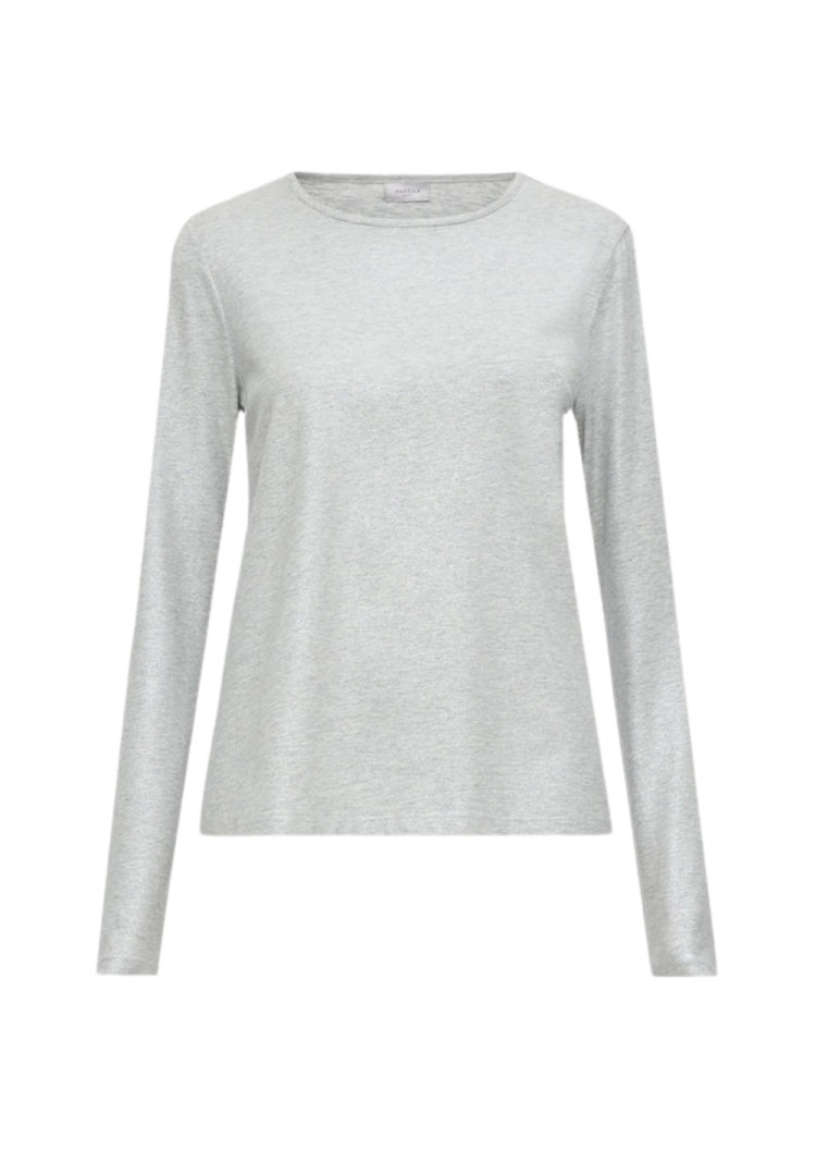 Футболка с длинным рукавом Regular fit для женщин (466485), цвет Серый - №1