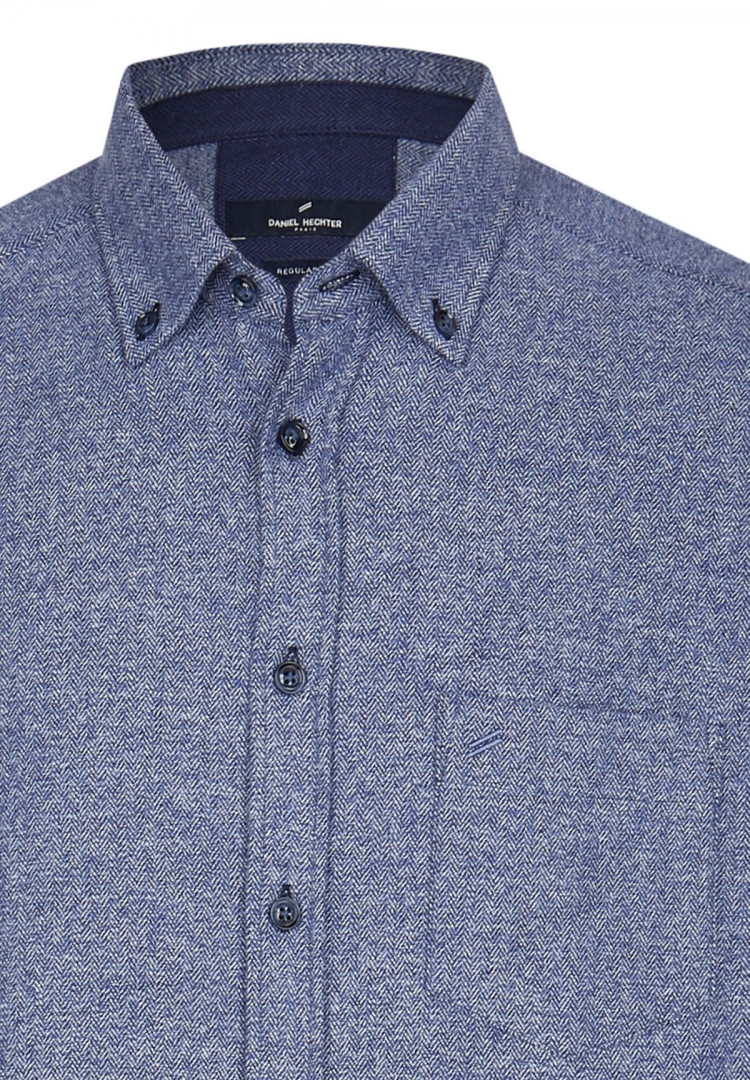 Сорочка повсякденна Regular fit для чоловіків (466580), колір Синій - №3