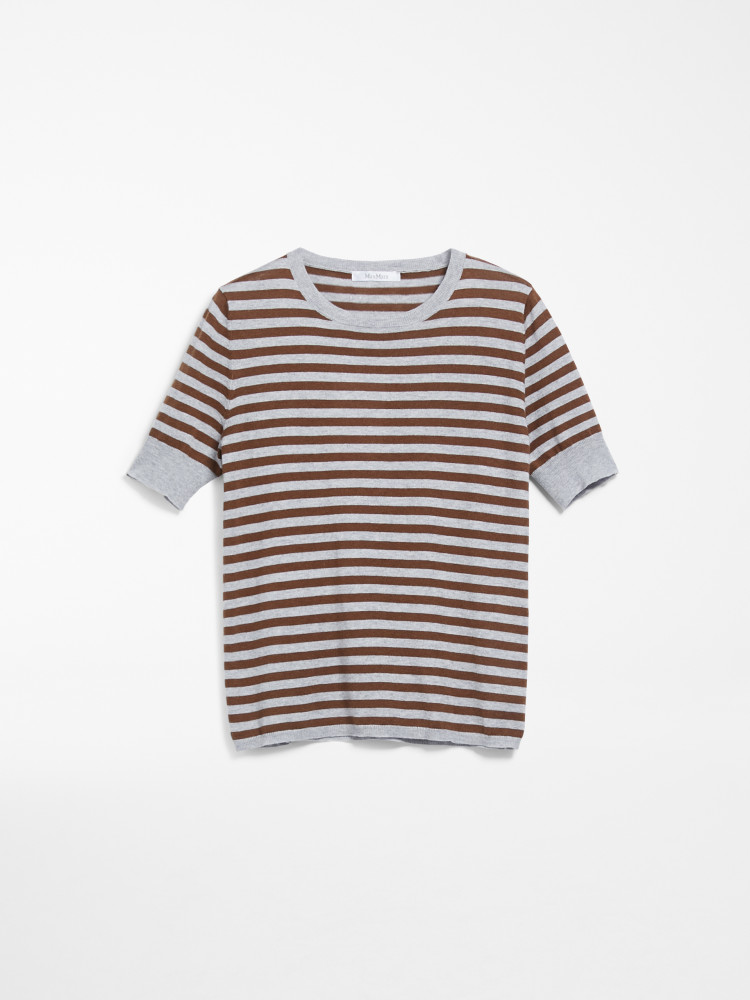 Топ з коротким рукавом Regular fit для жінок (466714), колір Сірий - №1