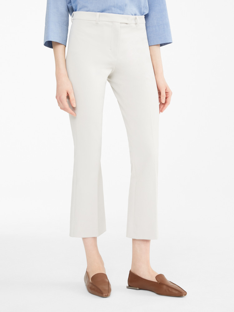 Брюки повсякденні Slim fit Середня для жінок (466741), колір Молочний - №2