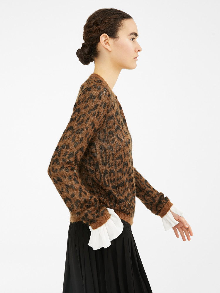 Кофта Slim fit для жінок (466760), колір Коричневий - №5