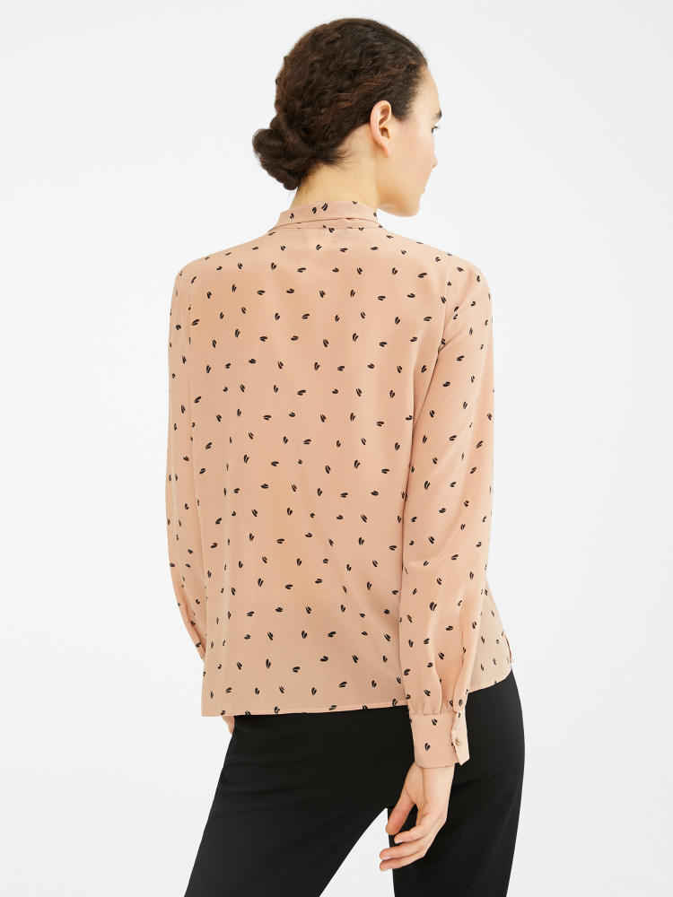 Блуза с длинным рукавом Regular fit для женщин (466771), цвет Розовый - №4