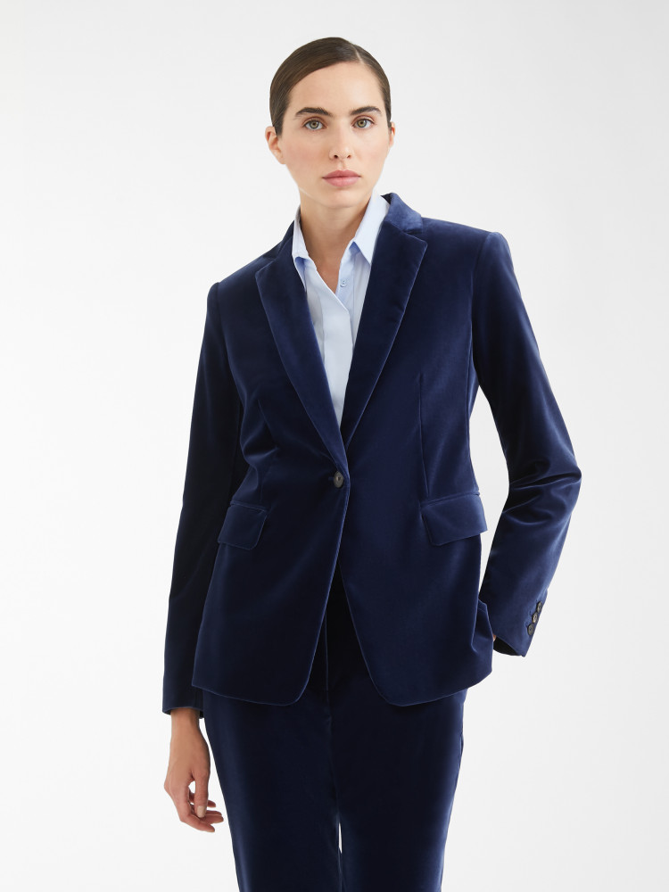 Жакет Regular fit для жінок (466778), колір Синій - №2