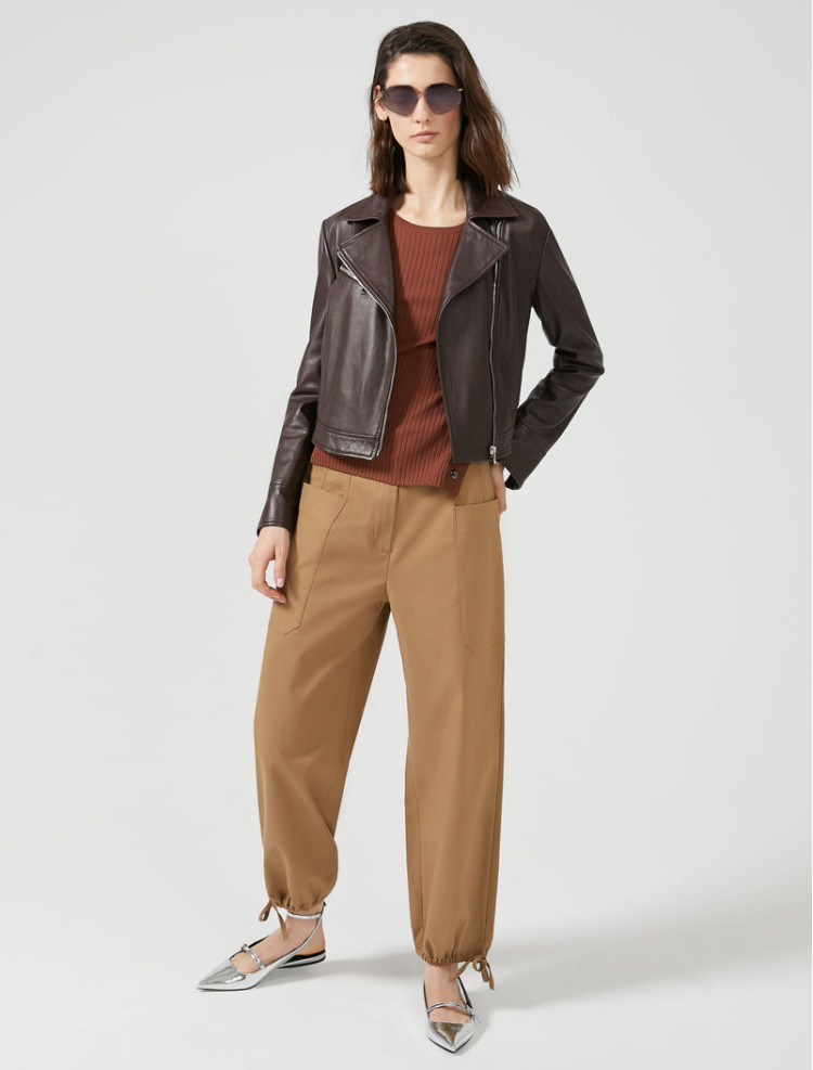 Джемпер Slim fit для жінок (466785), колір Коричневий - №5