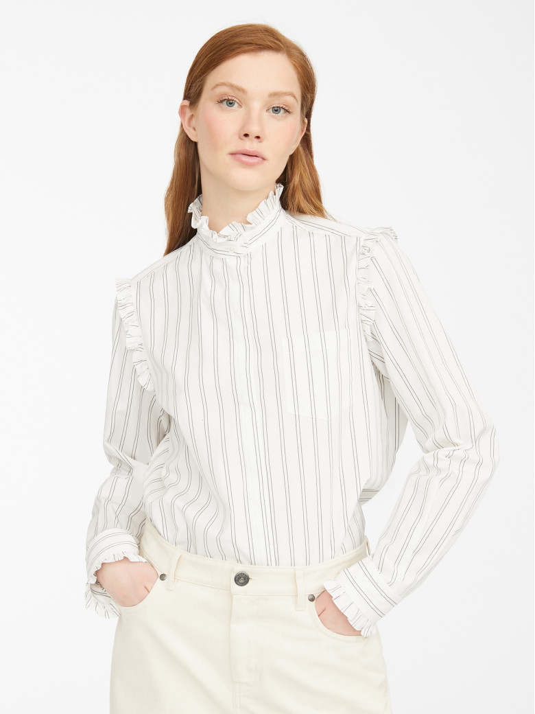Рубашка с длинным рукавом Regular Fit: классический крой, средняя свобода движений.