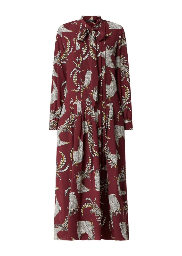 Платья макси Regular Fit для женщин (466831), цвет Бордовый - №1