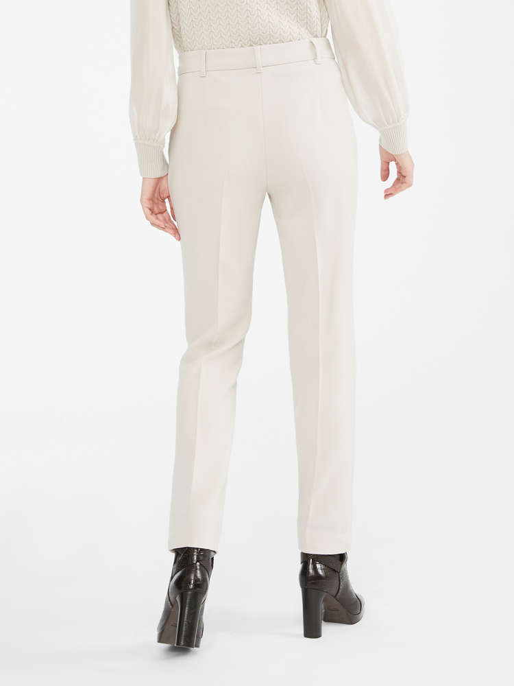 Брюки повсякденні Slim Fit Середня для жінок (466945), колір Молочний - №3