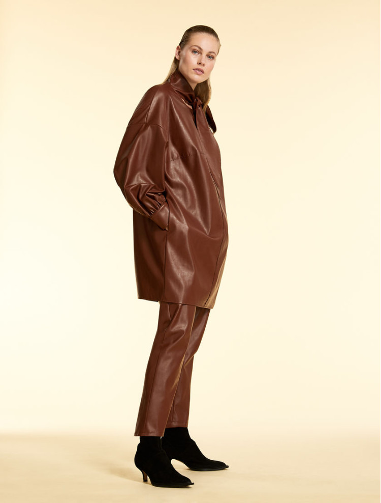Блуза с длинным рукавом Regular fit для женщин (467009), цвет Коричневый - №4