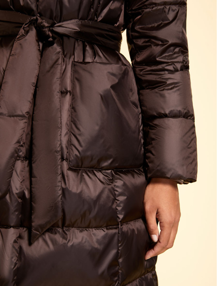 Пуховик Regular fit для жінок (467023), колір Коричневий - №3