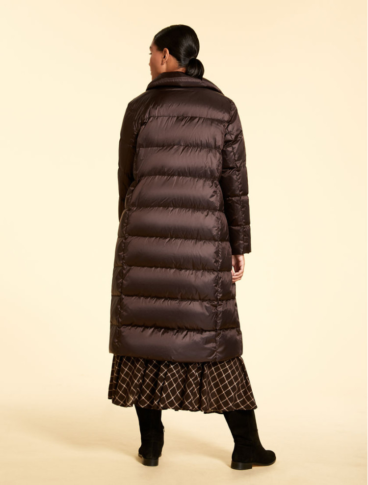 Пуховик Regular fit для жінок (467023), колір Коричневий - №4