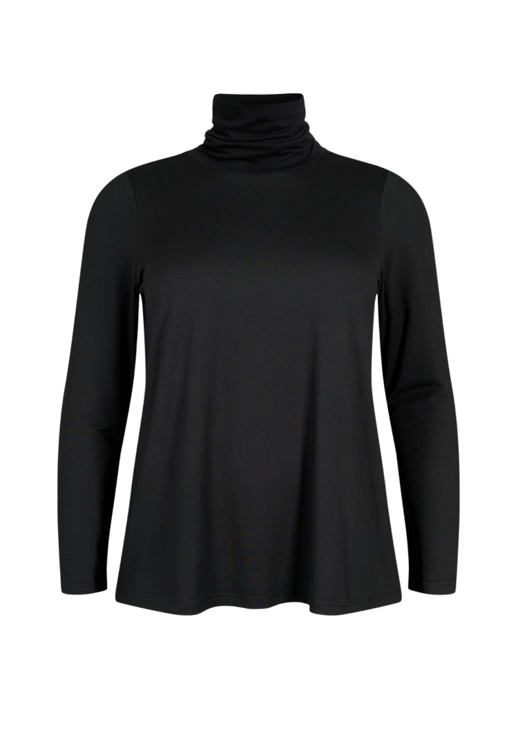Водолазка Regular fit для женщин (467029), цвет Черный - №1