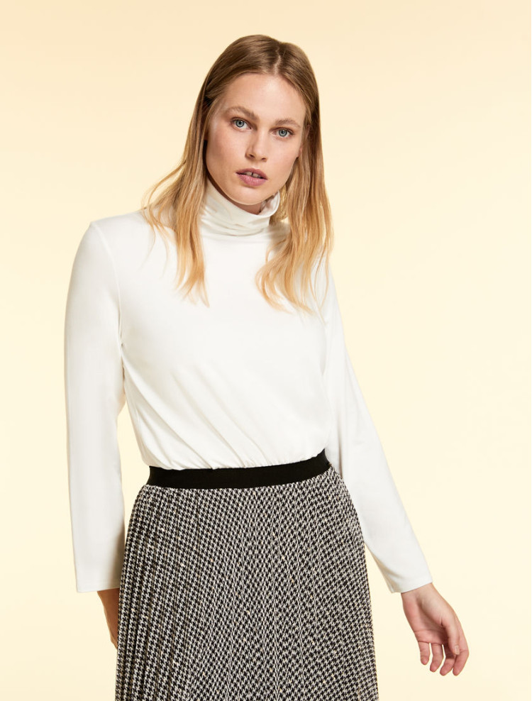 Водолазка Slim fit для женщин (467030), цвет Белый - №1