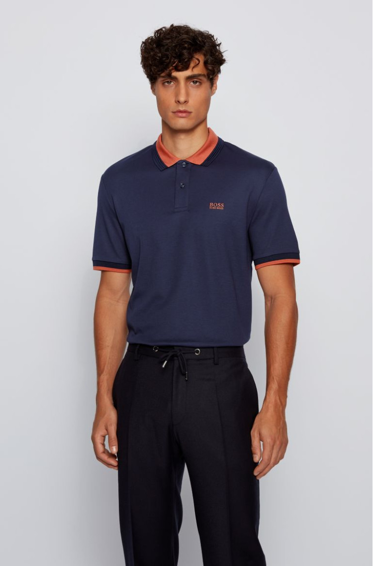 Поло Regular fit для мужчин (467092), цвет Синий - №2