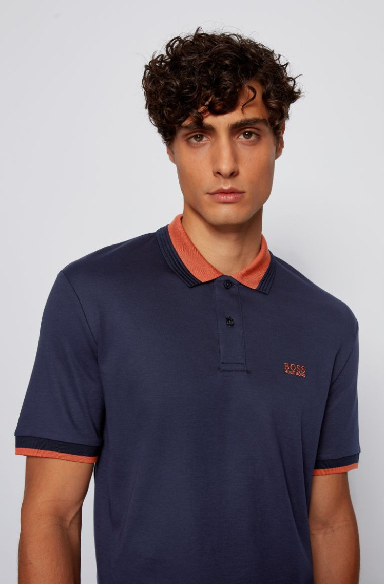 Поло Regular fit для мужчин (467092), цвет Синий - №4