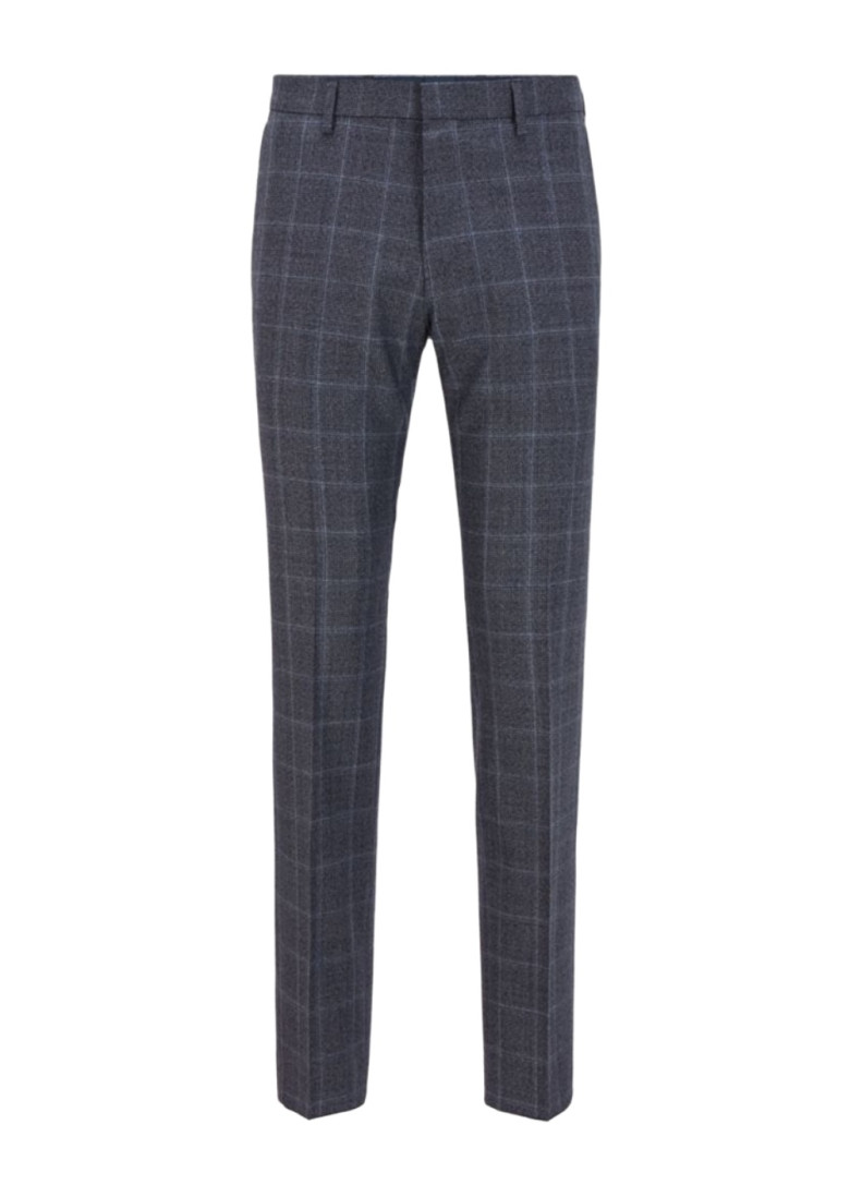 Брюки класичні Slim Fit: приталений силует, але не надто вузький. Середня