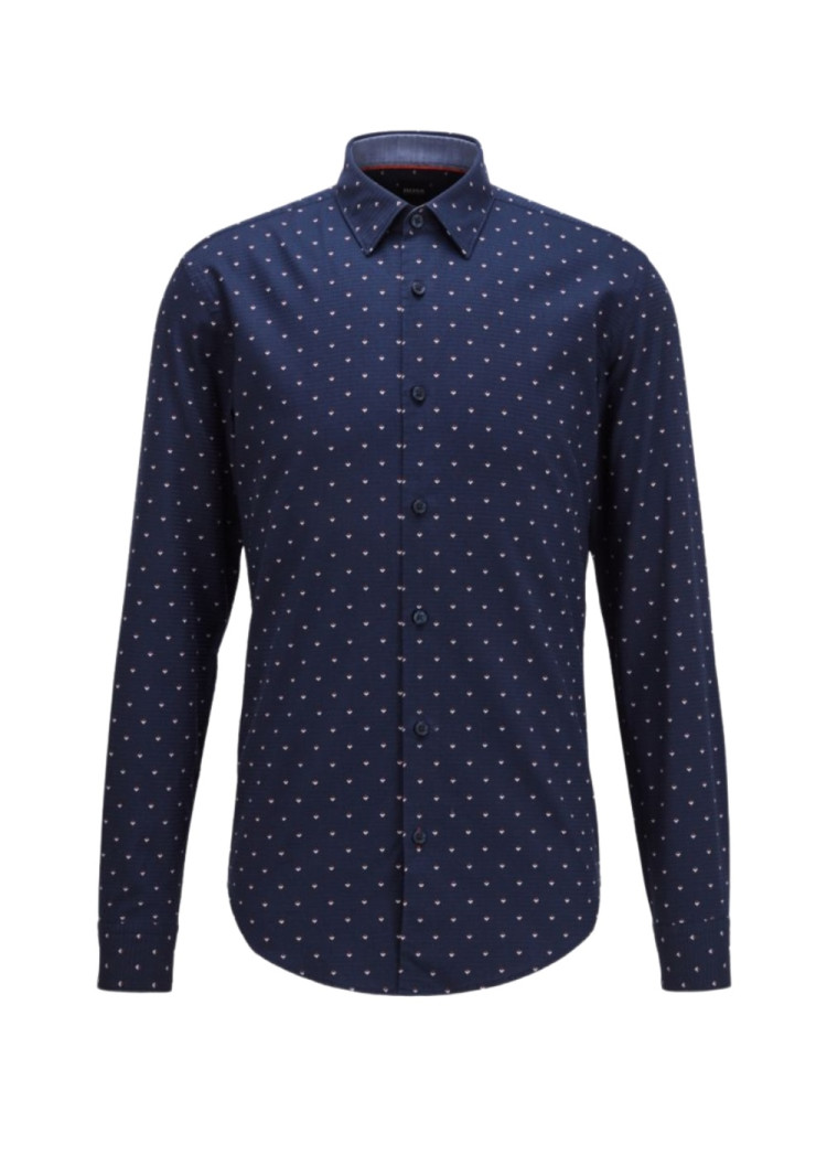 Сорочка повсякденна Extra-slim fit для чоловіків (467111), колір Синій - №1