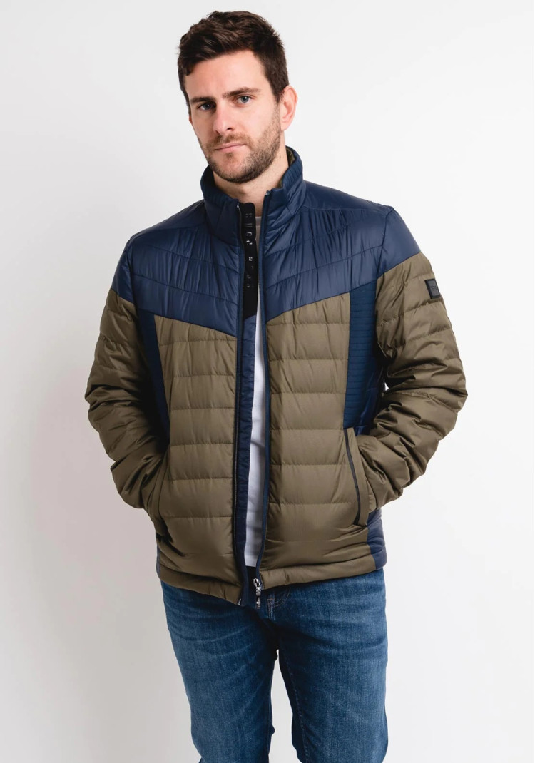 Пуховик Regular fit для чоловіків (467130), колір Синій - №1