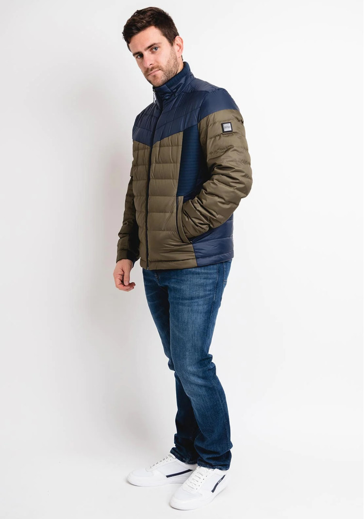 Пуховик Regular fit для чоловіків (467130), колір Синій - №2