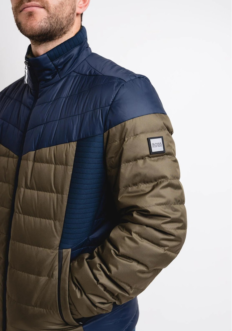 Пуховик Regular fit для чоловіків (467130), колір Синій - №4