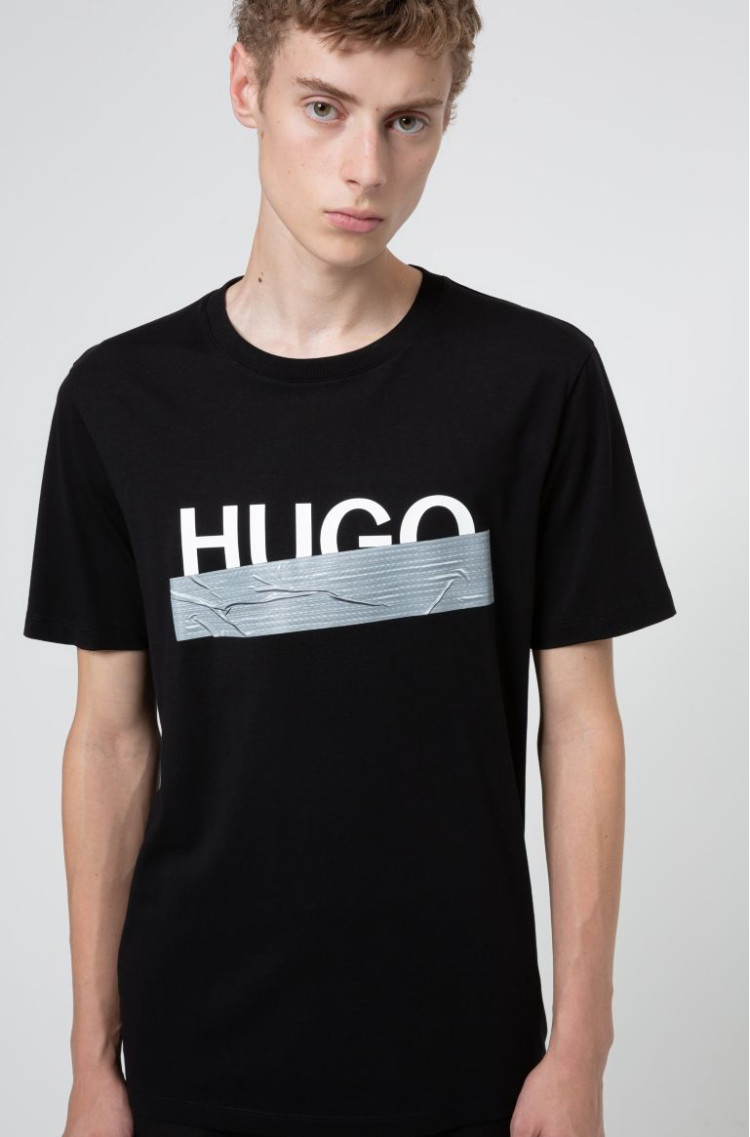 Футболка Regular fit для чоловіків (467164), колір Чорний - №3