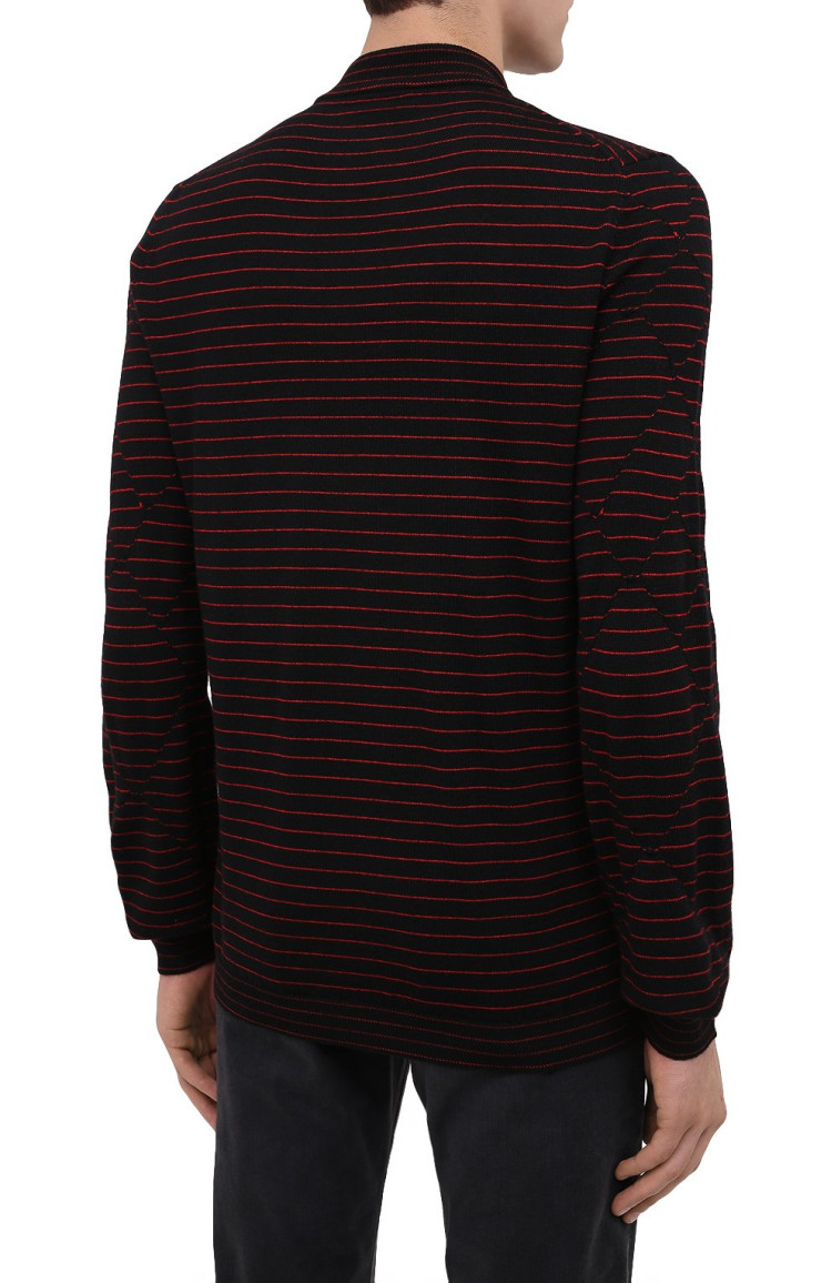 Джемпер Slim fit для мужчин (467177), цвет Черный - №4