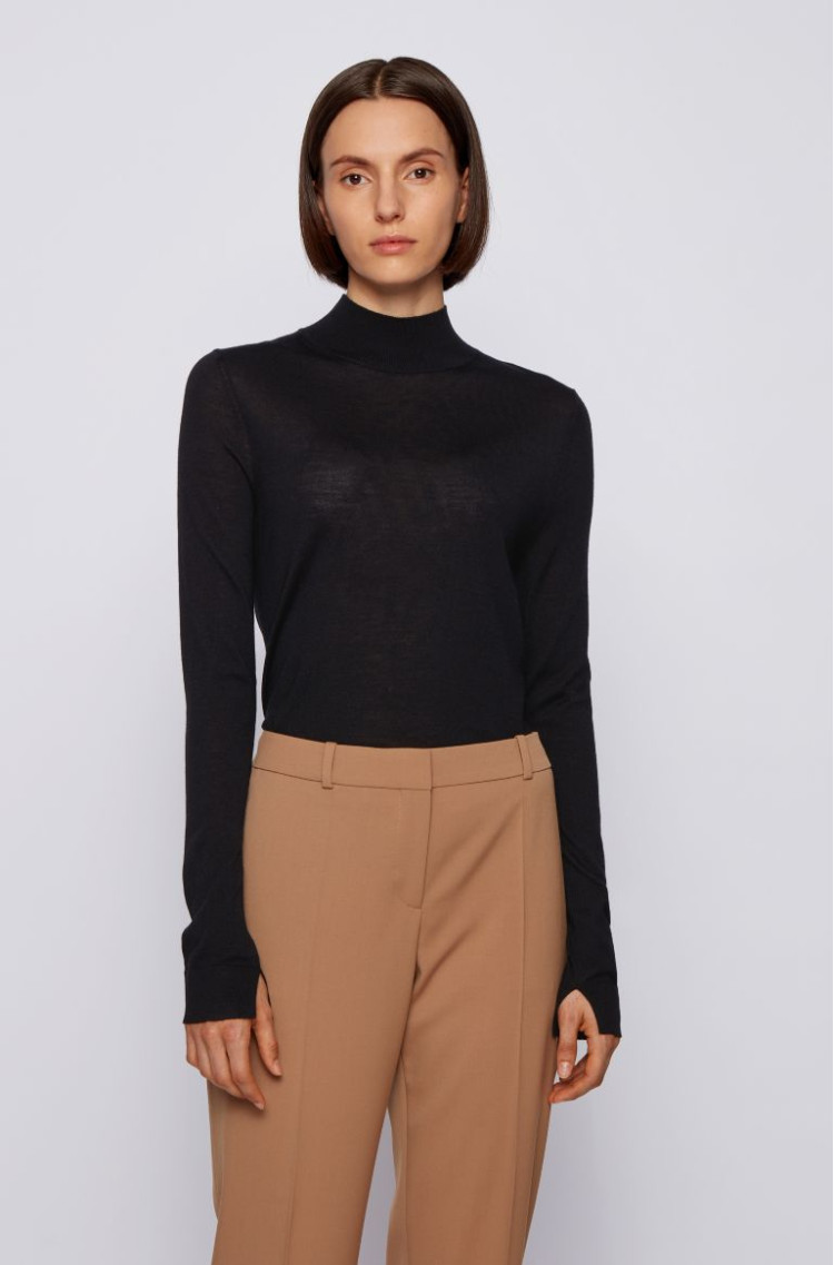 Гольф Slim fit для женщин (467206), цвет Черный - №2