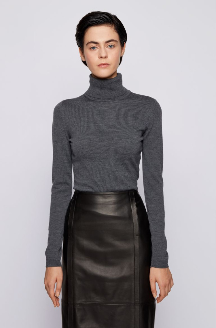 Гольф Extra-slim fit для женщин (467219), цвет Серый - №2