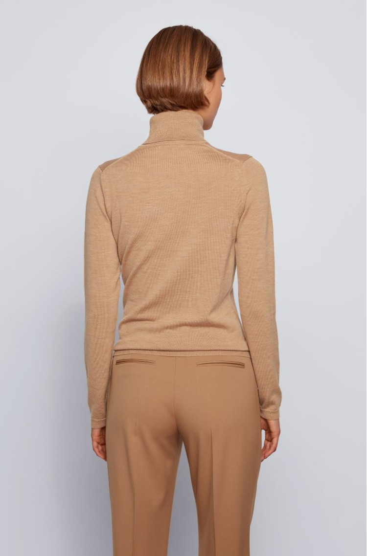 Гольф Slim fit для жінок (467220), колір Бежевий - №4