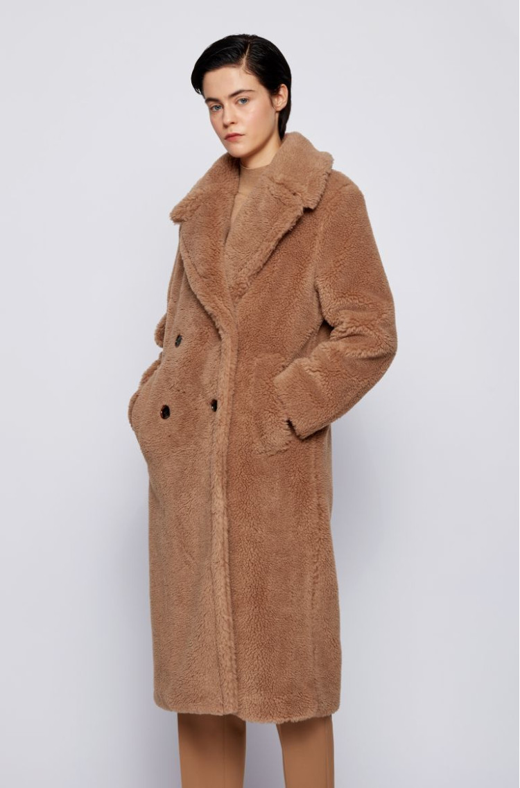 Шуба Regular fit для женщин (467221), цвет Коричневый - №2