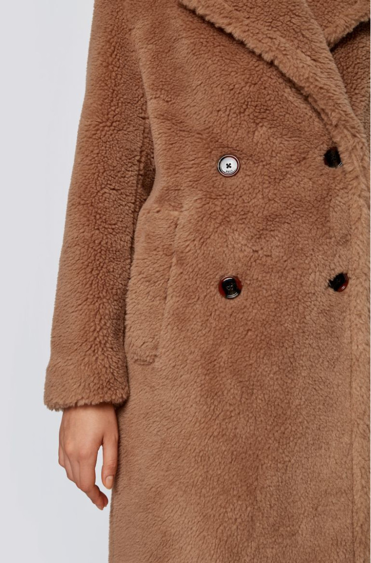 Шуба Regular fit для женщин (467221), цвет Коричневый - №6