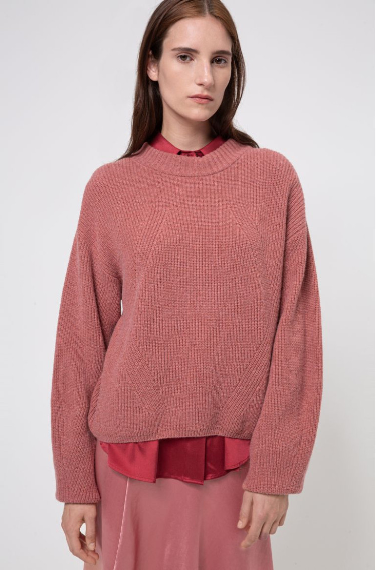 Джемпер Relaxed fit для женщин (467244), цвет Розовый - №2