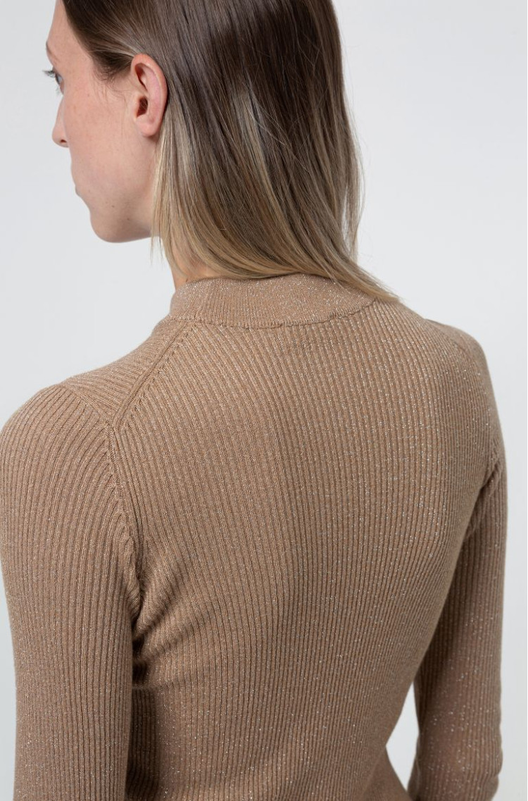 Джемпер Slim fit для женщин (467250), цвет Бежевый - №4