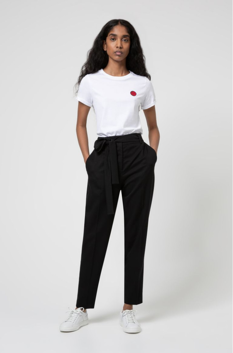 Футболка Slim fit для жінок (467260), колір Білий - №3