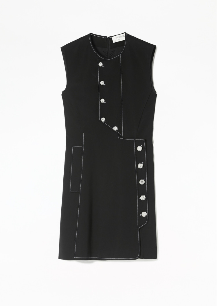 Платья миди Regular fit для женщин (467457), цвет Черный - №1