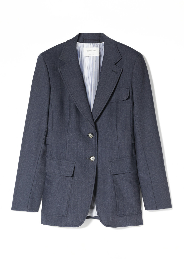 Жакет бізнес Slim fit для жінок (467463), колір Синій - №1