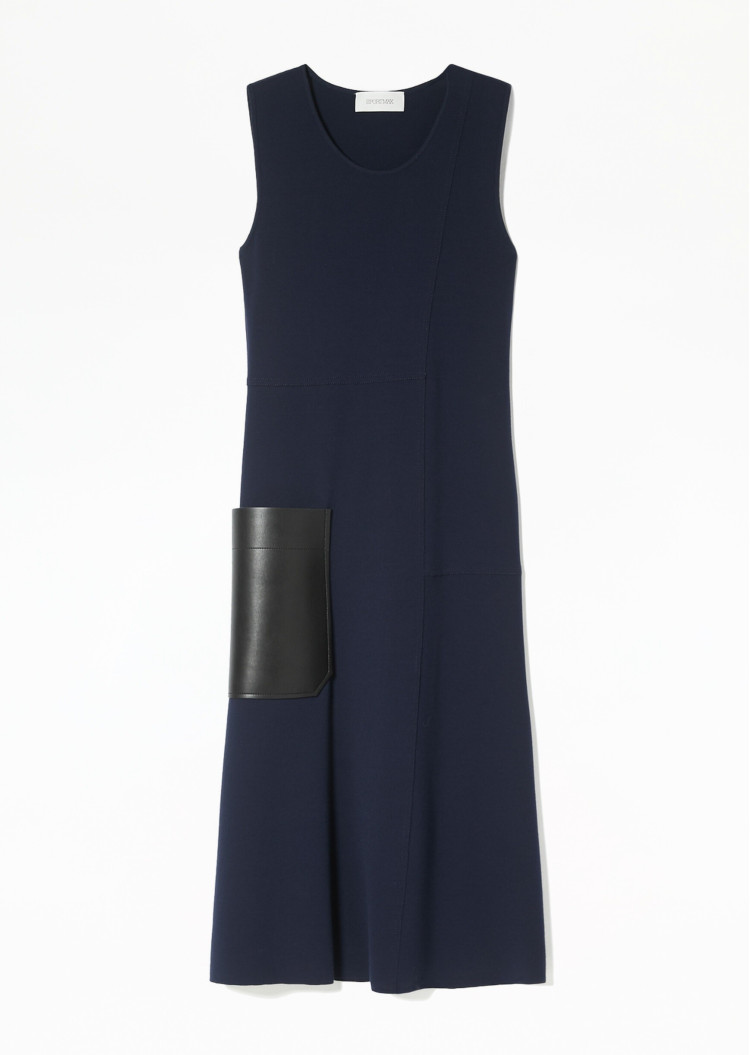 Сукні міді Regular fit для жінок (467468), колір Синій - №1