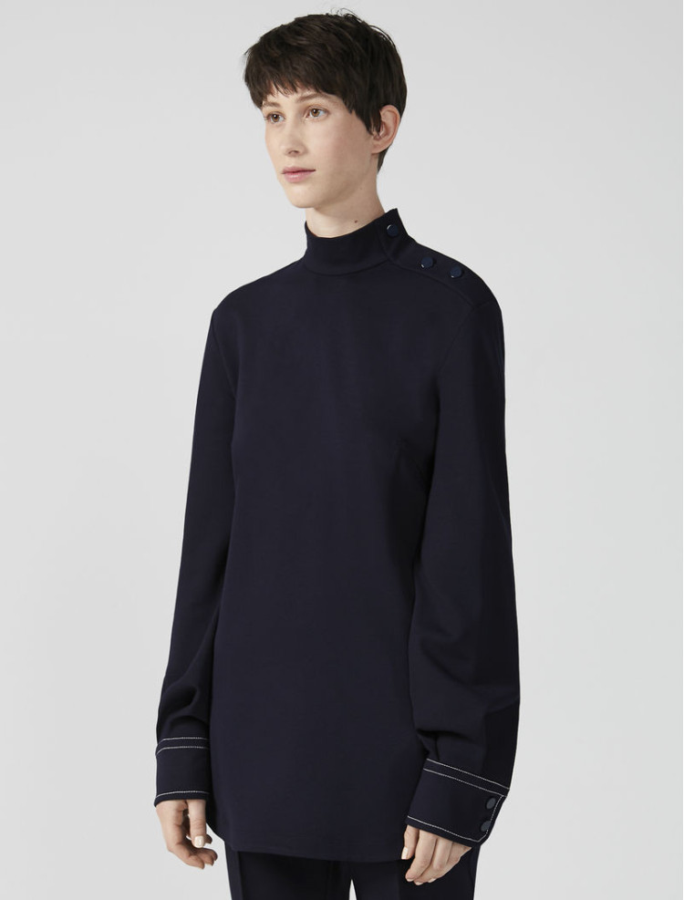 Блуза с длинным рукавом Regular fit для женщин (467473), цвет Синий - №4