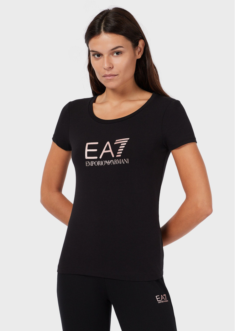 Футболка Extra-slim fit для женщин (467500), цвет Черный - №2