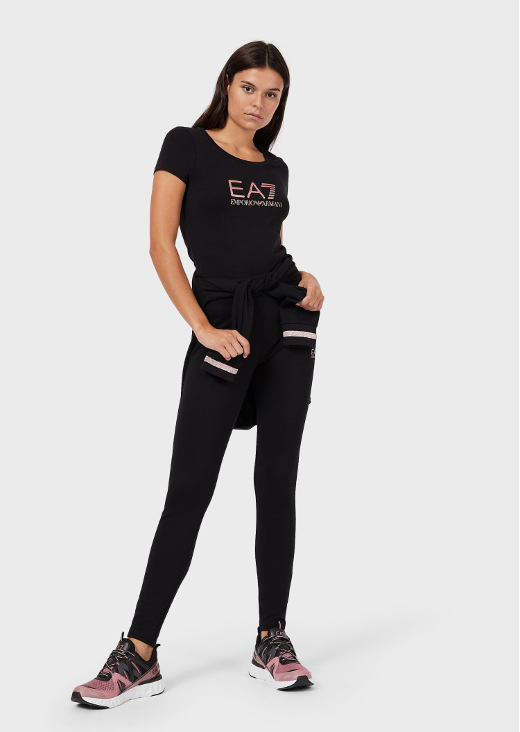 Футболка Extra-slim fit для женщин (467500), цвет Черный - №3