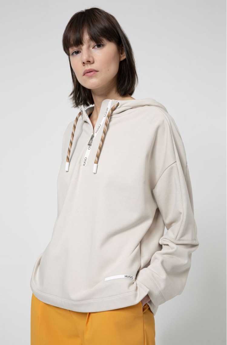 Толстовки Relaxed fit для жінок (468152), колір Бежевий - №2